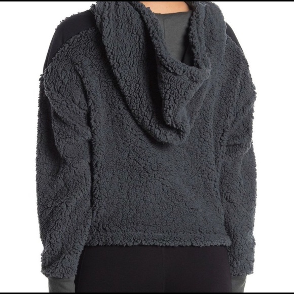 Z by Zella - Sheila Hooded Sherpa pullover - Blue - Picture 2 of 3